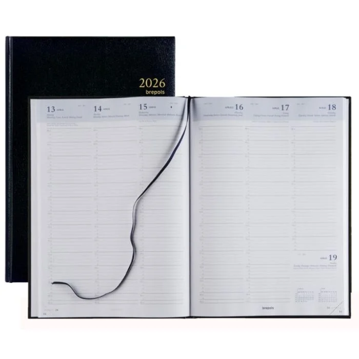 Agenda 2026 Semainier Omega 30 - 210 x 290 mm BREPOLS