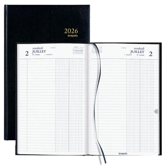 Agenda de Banque 2026 - 2 volumes - 170 x 270 mm BREPOLS Large