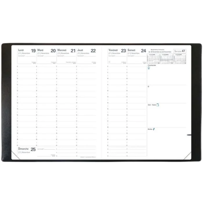 Recharge pour agenda de bureau 2026 - 210 x 270 mm QUO VADIS Président