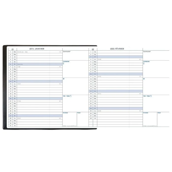 Agenda de poche 2026 - MINIBEST - 75 x 140 mm QUO VADIS