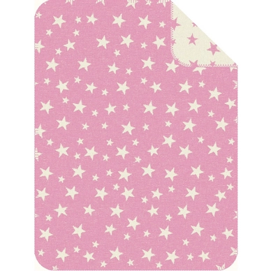 Jacquard Decke S.Oliver Baby Sterne Rosa