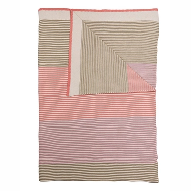 Plaid Pip Studio Blockstripe Pastel Throw