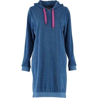 Chemise de Nuit Cawö 820 Uni Longsize Hoodie Women Bleu Ours