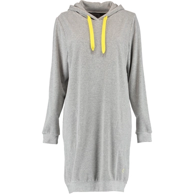 Chemise de Nuit Cawö 820 Uni Longsize Hoodie Women Gris Jaune