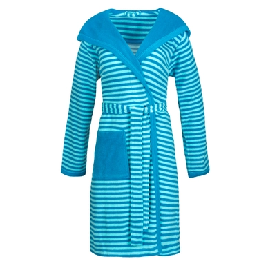Peignoir Esprit Women Striped Hoody Turquoise