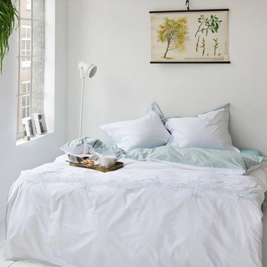 Taies d'oreiller PiP Studio Counting Sheep White Percale (65 x 65 cm)