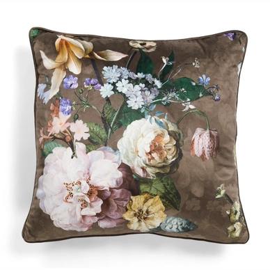 Coussin Décoratif Essenza Fleur Cushion Chocolate (50 x 50 cm)