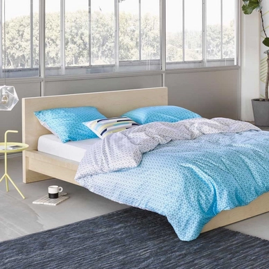 Housse de Couette Esprit Hilo Blue Satin de Coton