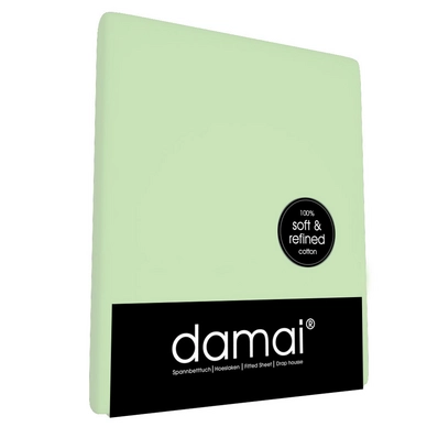 Drap-housse Double Split Damai Soft Green (Coton)