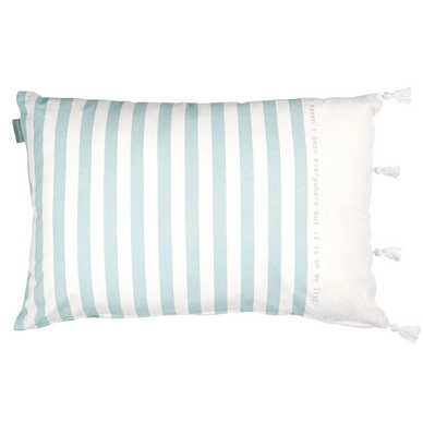 Coussin Riviera Maison Traveler Licht Blauw (40 x 60 cm)