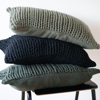 Housse de Coussin House in Style Manchester Dark Green (40 x 60 cm)