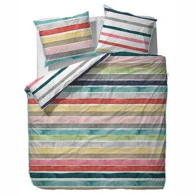 Taies d'oreiller Esprit Iva Multi Satin de Coton (65 x 65 cm)