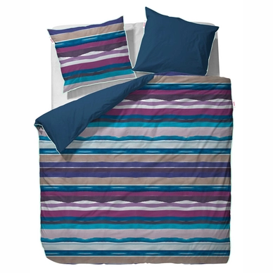 Taies d'oreiller Esprit Abel Multi Satin de Coton (65 x 65 cm)