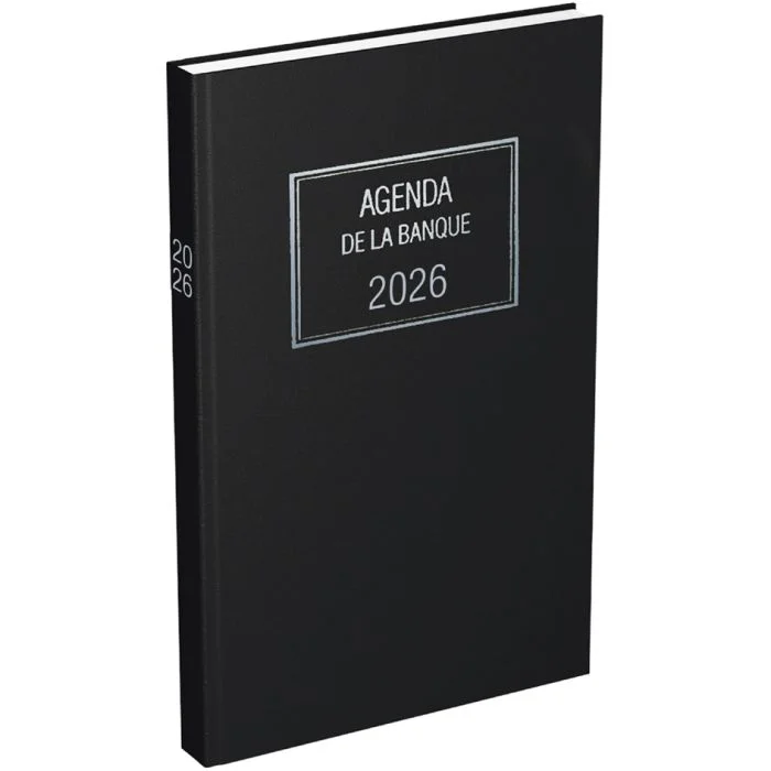 Agenda de Banque Journalier 2026 - 180 x 290 mm - 1 volume LECAS