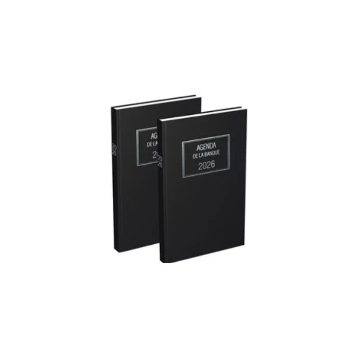 Agenda de la Banque Journalier 2026 - 2 volumes - 180 x 290 mm LECAS
