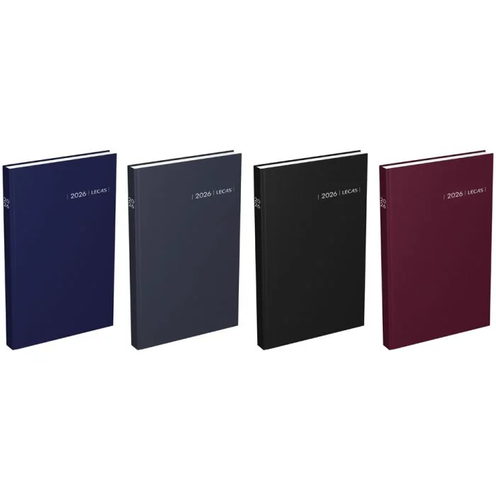 Agenda Journalier 2026 - Ligne - 140 x 220 mm LECAS Carré Travers