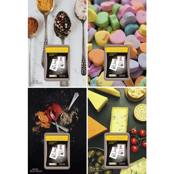 Ephéméride 2026 - Sweet - Bloc 60 x 90 mm Calendrier LECAS