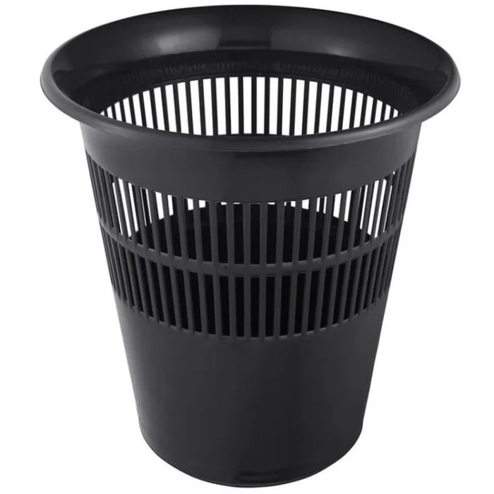 Poubelle Plastique de 11,5 litres - Graphite KEEEPER Jasper