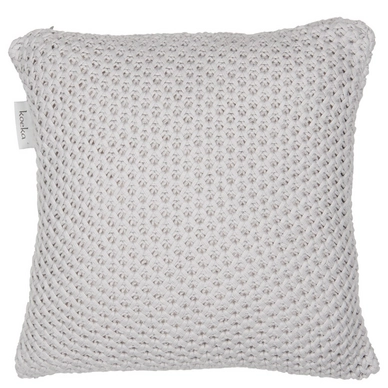 Coussin Décoratif Koeka Belize Gris Argenté (30 x 30 cm)