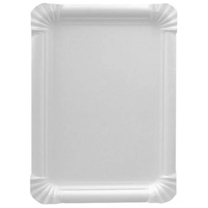 Assiette jetable en carton - 165 x 200 mm PAP STAR Pure Lot de 250