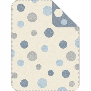 Plaid s.Oliver Junior Jacquard Punkte Bleu