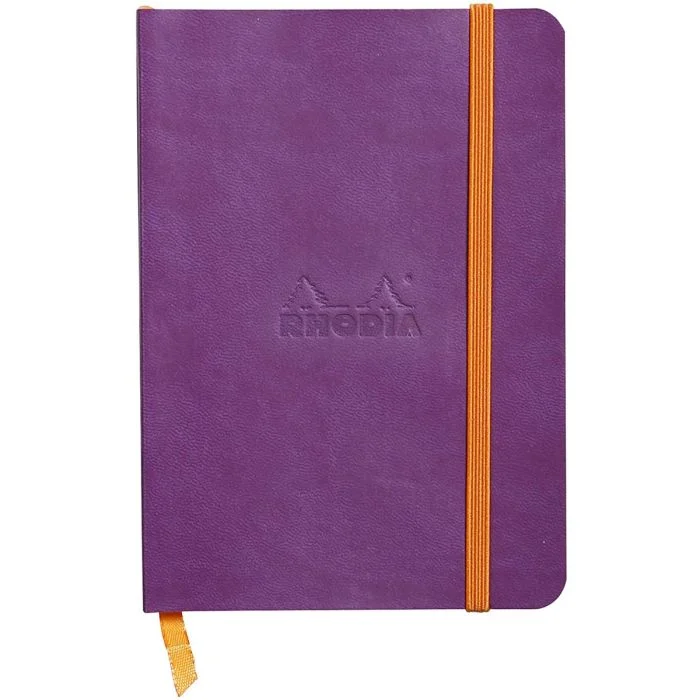 Carnet de Notes RHODIARAMA - 144 pages lignées A6 - Violet RHODIA