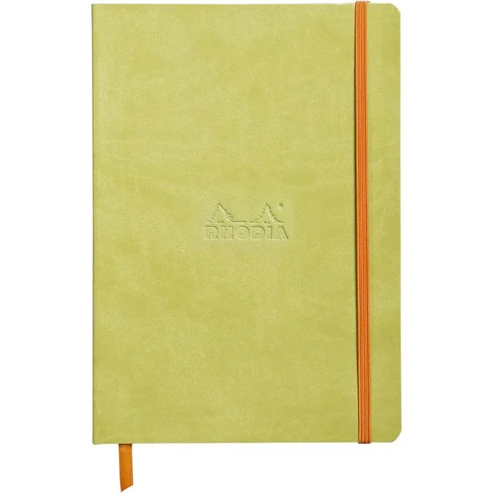 Carnet de Notes RHODIARAMA - Pages lignées A5 - Vert RHODIA
