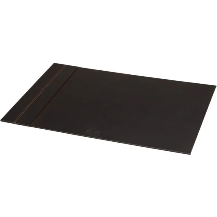 Sous Main de bureau 60 x 40 cm - Simili cuir Noir RHODIA