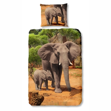 Parure de Lit Good Morning Elephant Coton