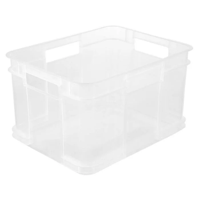 Grand bac de rangement Euro-Box XXL - 54 litres - Incolore KEEEPER
