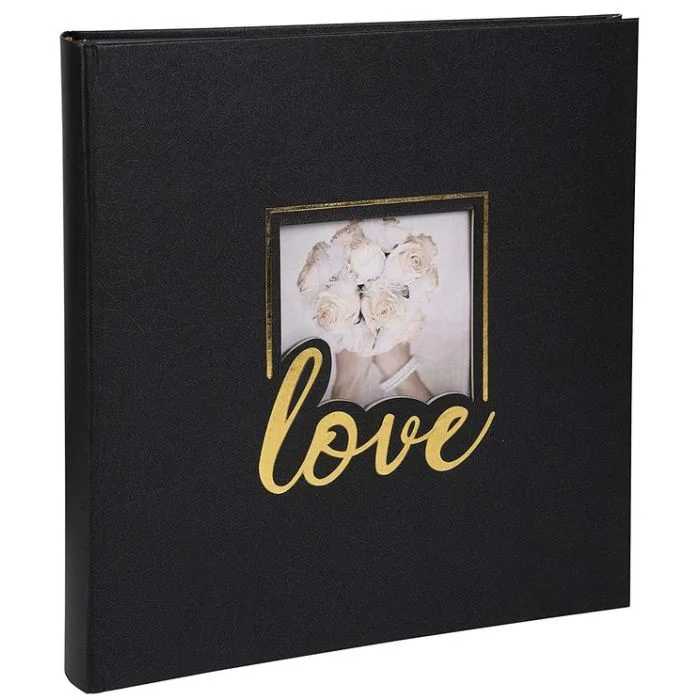 Album Photos Livre - 290 x 320 mm - 300 Photos - Noir EXACOMPTA Love