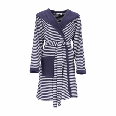 Peignoir Esprit Femme Striped Hoody Navy Blue