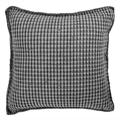 Coussin Décoratif VT Wonen Carve Grey (45 x 45 cm)