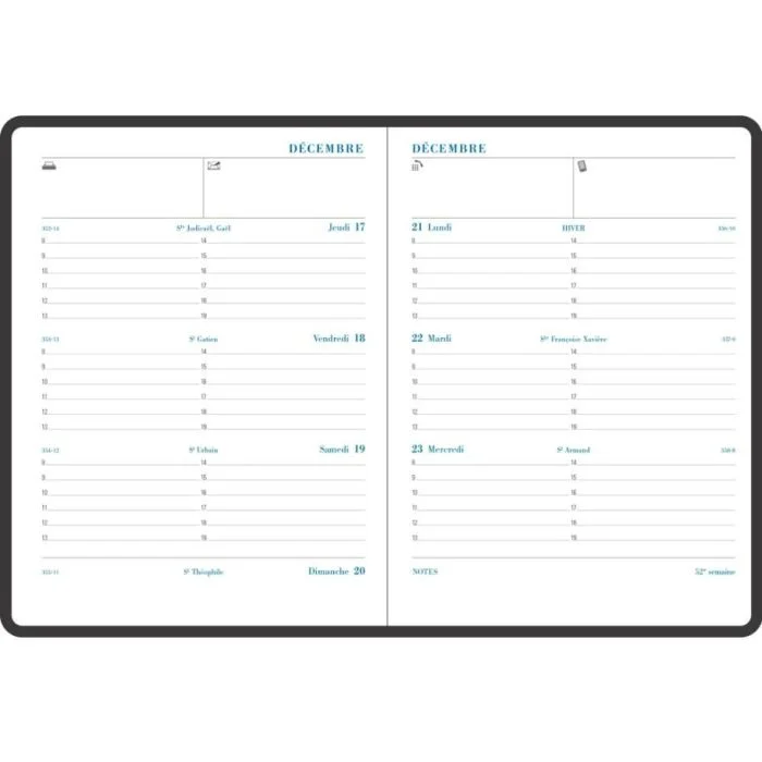 Agenda 2026 Semainier - 180 x 140 mm EXACOMPTA PRATIC