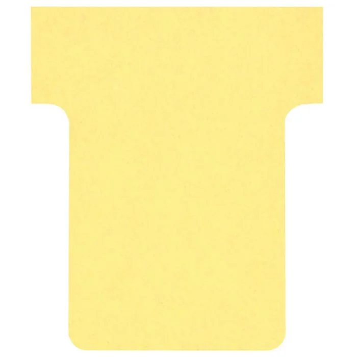 Fiches T - Indice 1.5 / 45 mm - Jaune NOBO Lot de 100