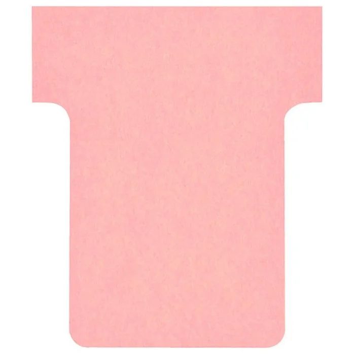 Fiches T - Indice 1.5 / 45 mm - Rose NOBO Lot de 100