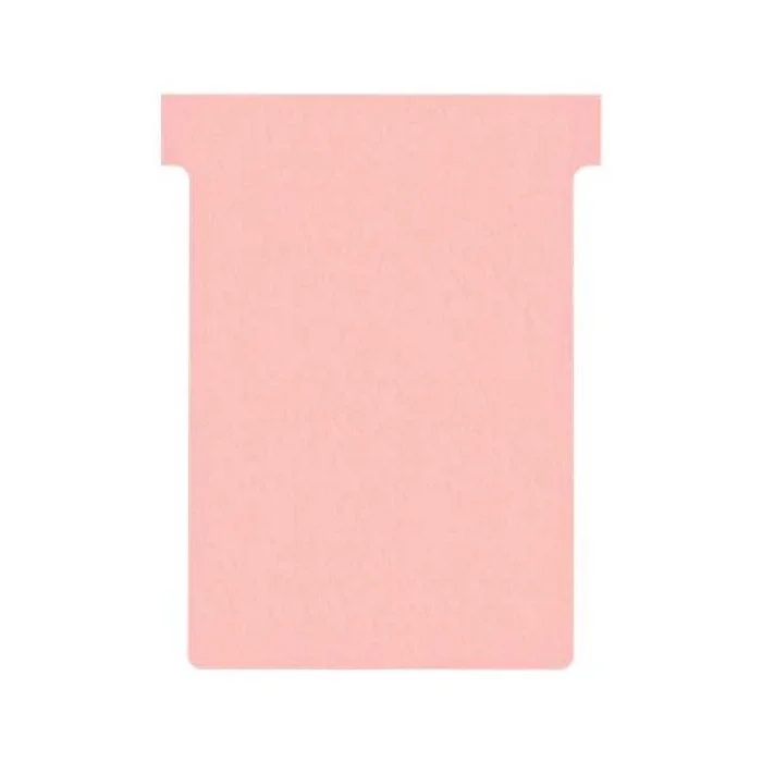 Fiches T - Indice 3 / 92 mm - Rose NOBO Lot de 100