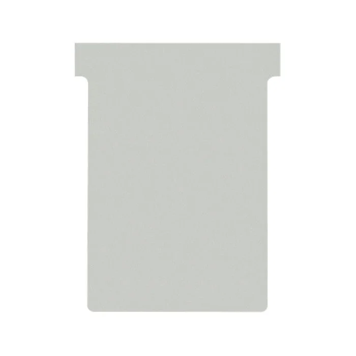 Fiches T - Indice 3 / 92 mm - Gris NOBO Lot de 100