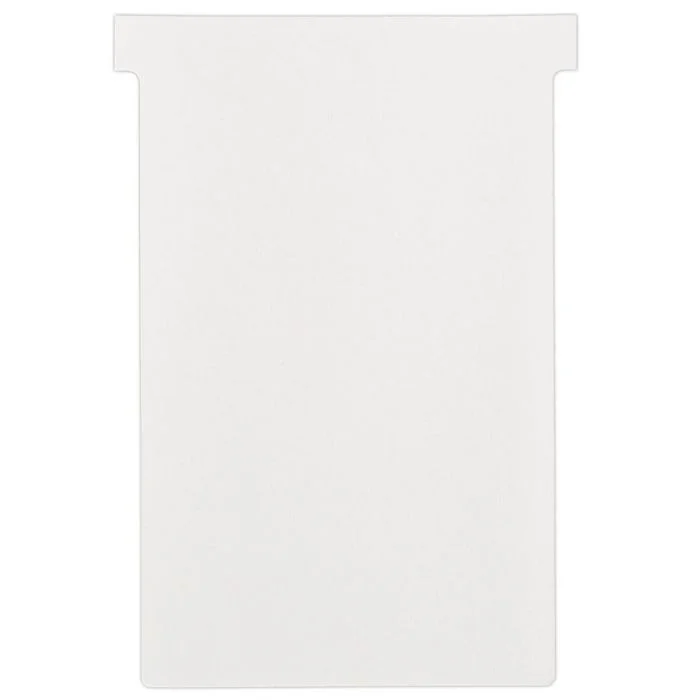 Fiches T - Indice 4 / 124 mm - Blanc NOBO Lot de 100