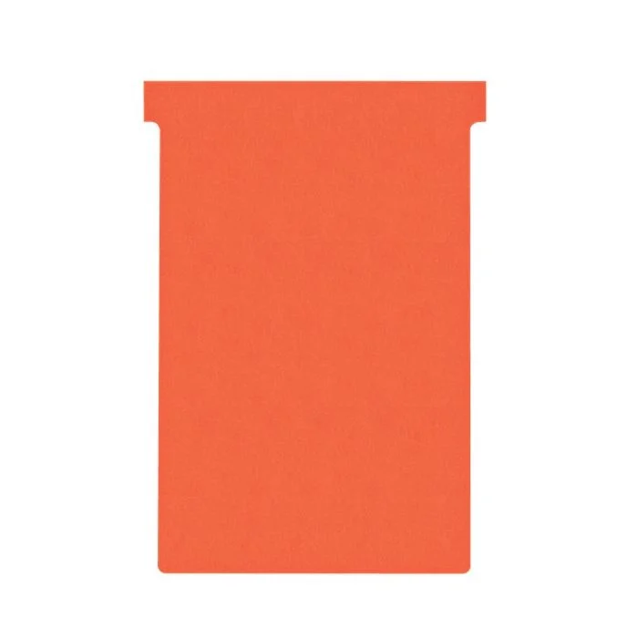 Fiches T - Indice 4 / 124 mm - Rouge NOBO Lot de 100