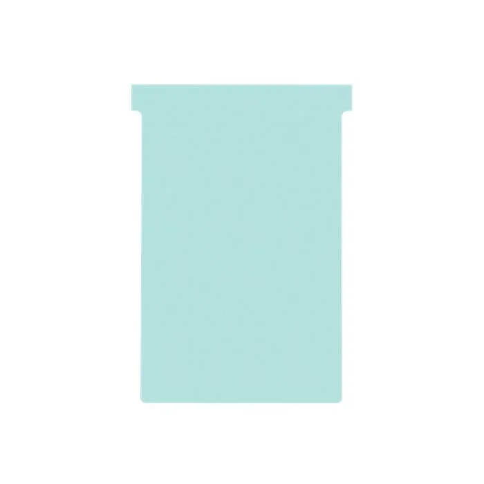 Fiches T - Indice 4 / 124 mm - Bleu NOBO Lot de 100