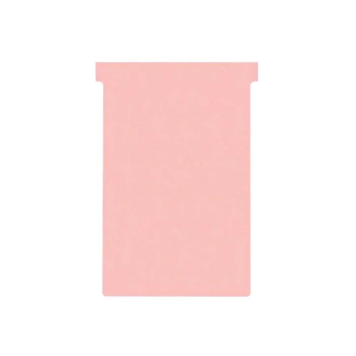Fiches T - Indice 4 / 124 mm - Rose NOBO Lot de 100