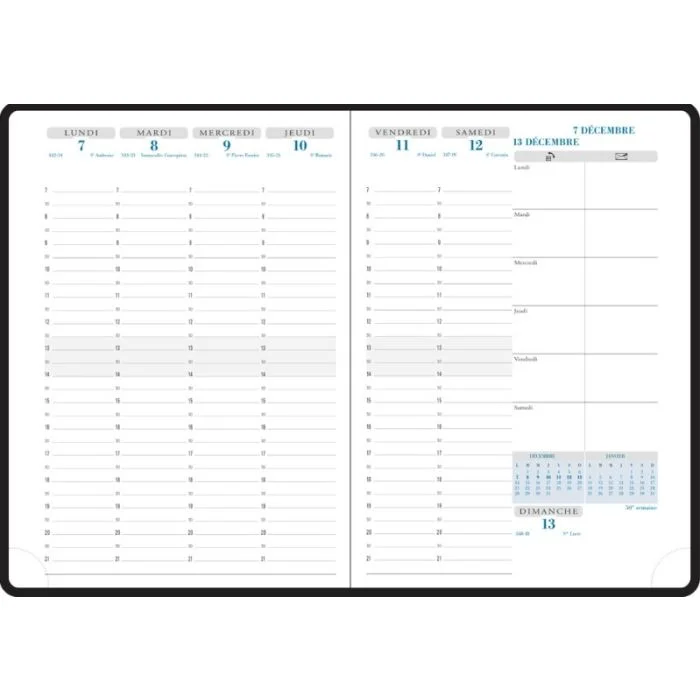 Semainier 2026 - Agenda 21 x 15 cm EXACOMPTA Visuel
