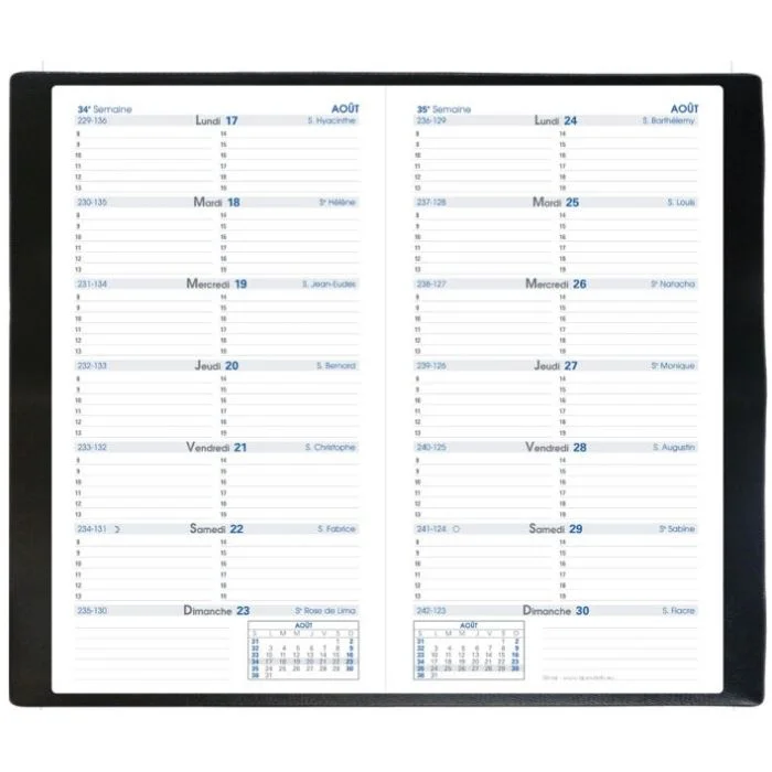 Agenda de poche 2026 - 88 x 170 mm QUO VADIS Silma