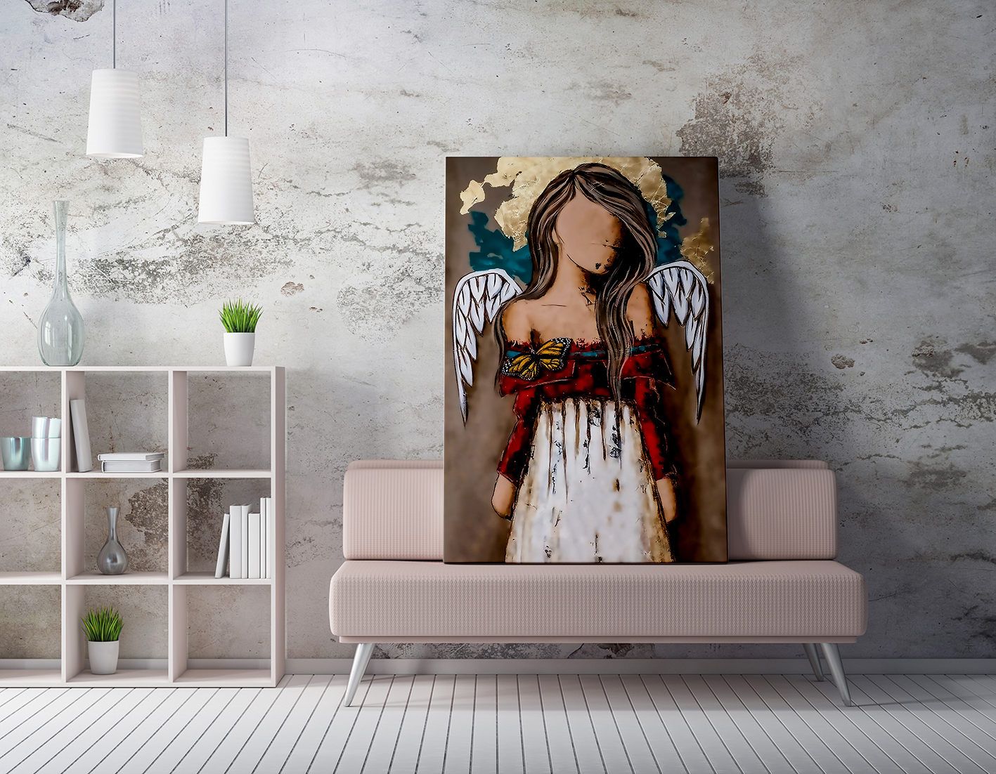 Wirtz Peinture sur toile encadrée | 70x100 cm | Multicolore