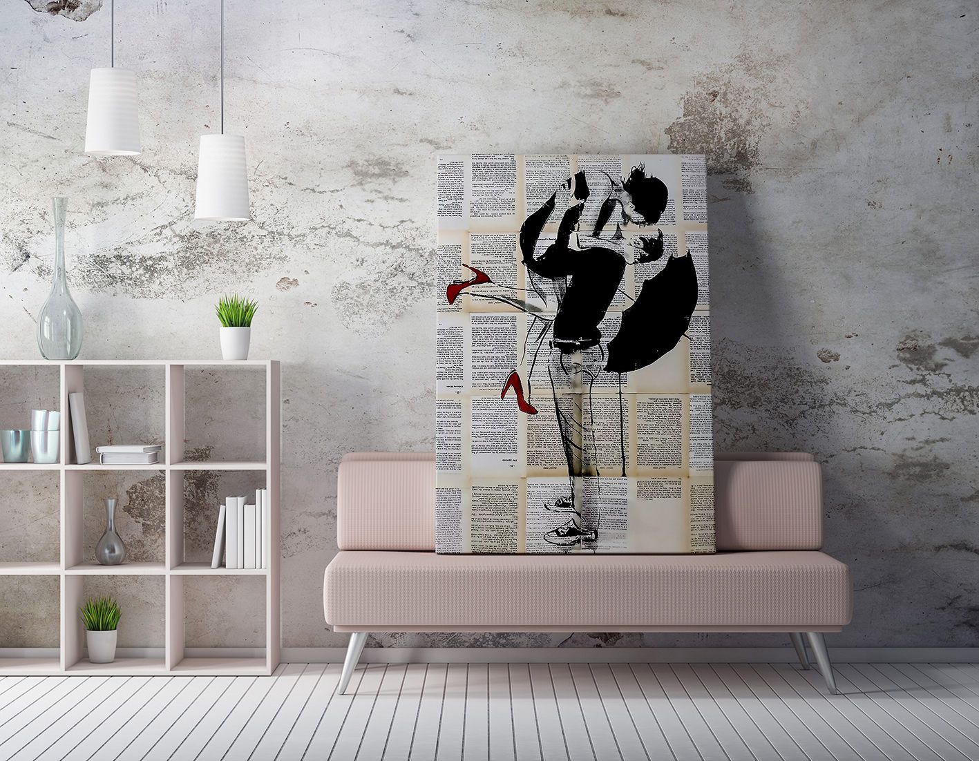 Wirtz Peinture sur toile encadrée | 70 x 100 cm | Multicolore