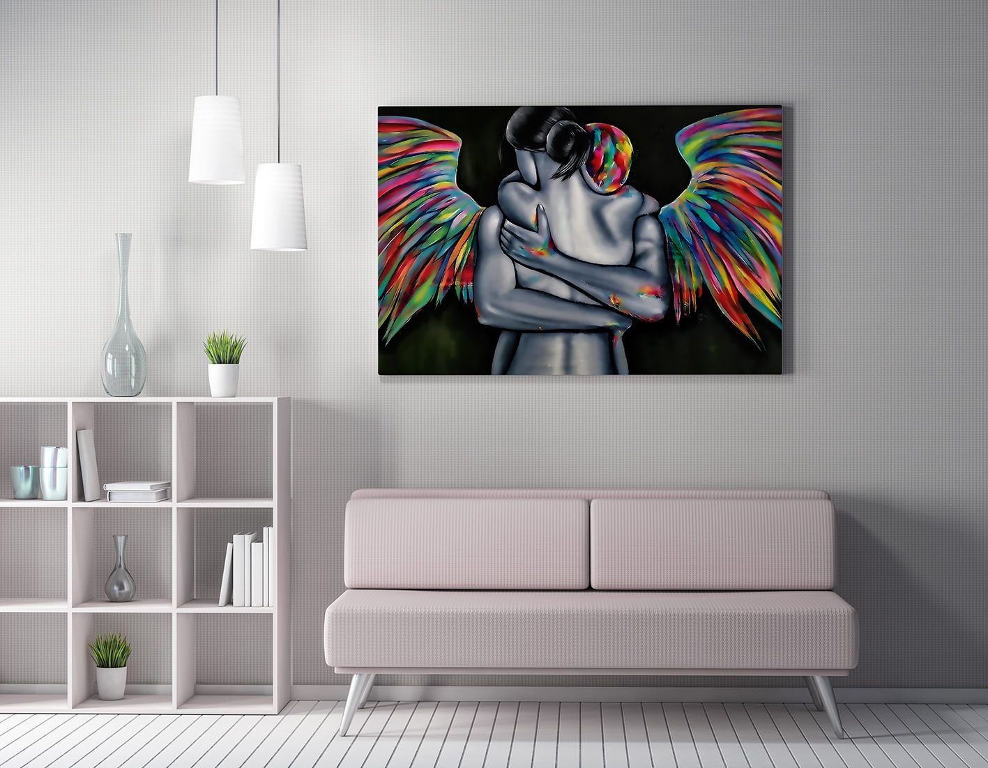 Wirtz Peinture sur toile | Multicolore | 70x100 cm