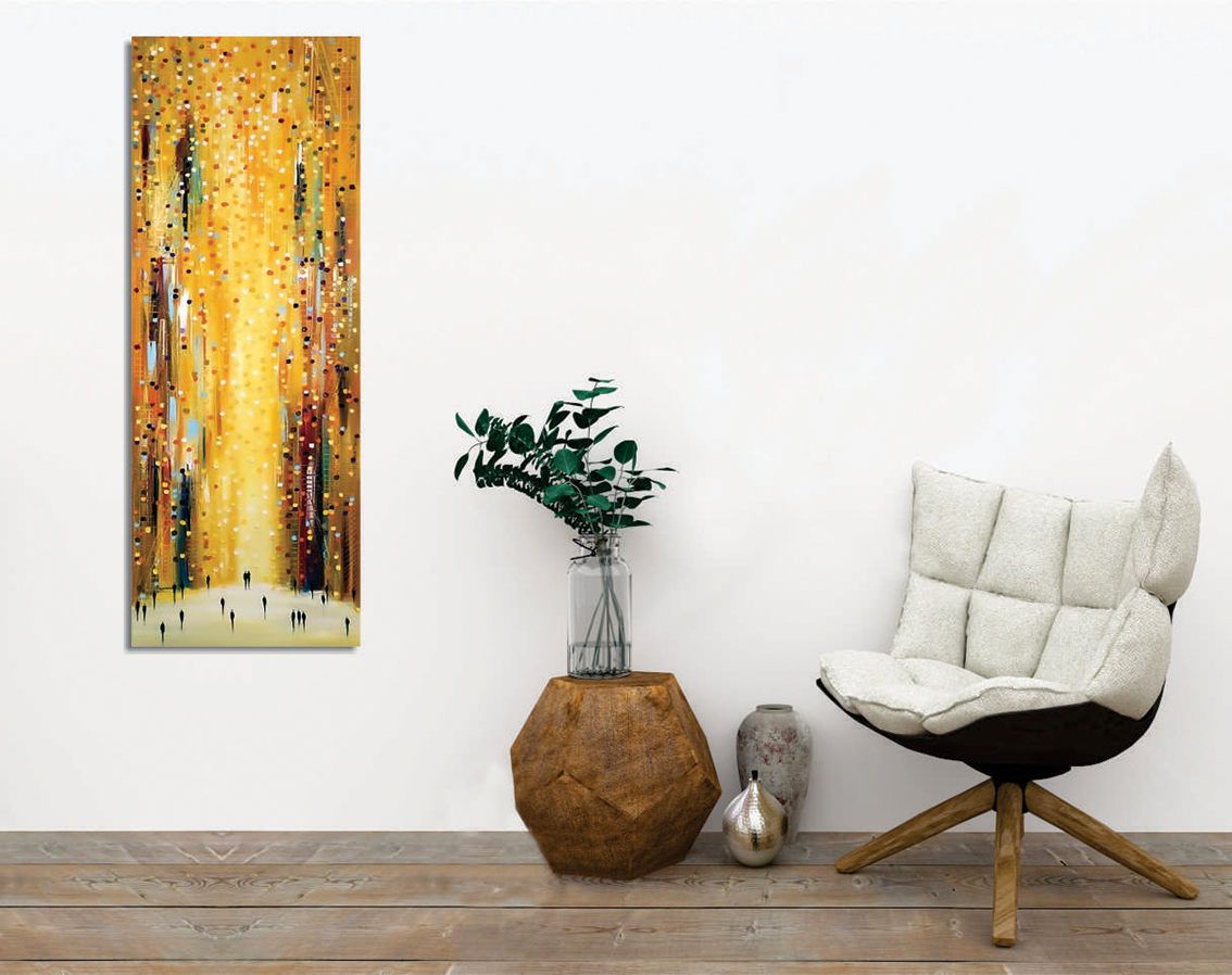 Wirtz Peinture sur Toile | Multi Couleur | Taille 30x80 cm