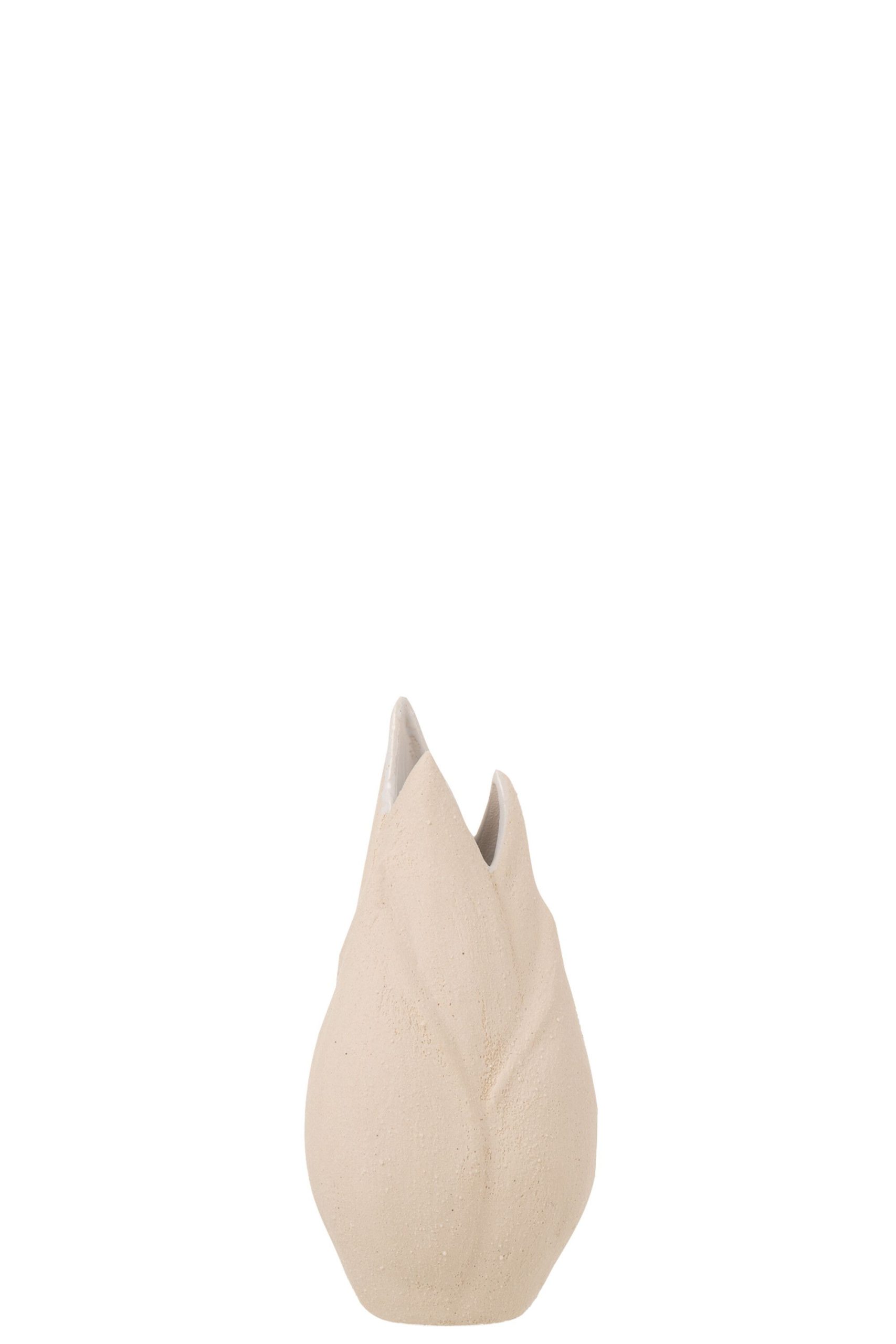 Vase sable ceramique beige small