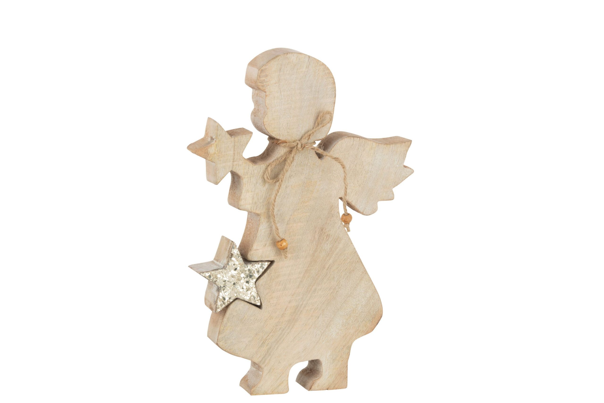 Ange etoile bois manguier brillant l